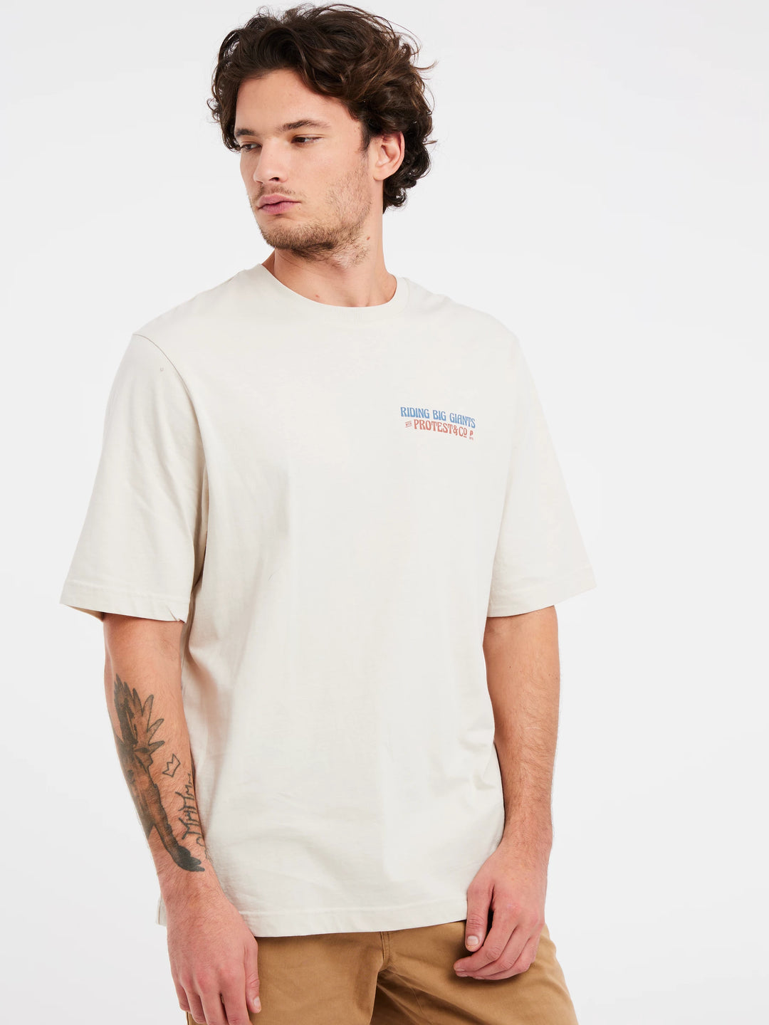 Protest PRTUDRI Men's T-Shirt - Off White