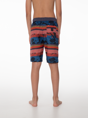 Protest Reese JR Long swim shorts - Airforces Blue and Red