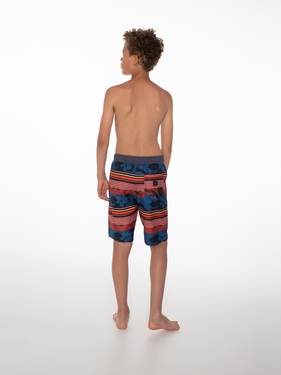 Protest Reese JR Long swim shorts - Airforces Blue and Red