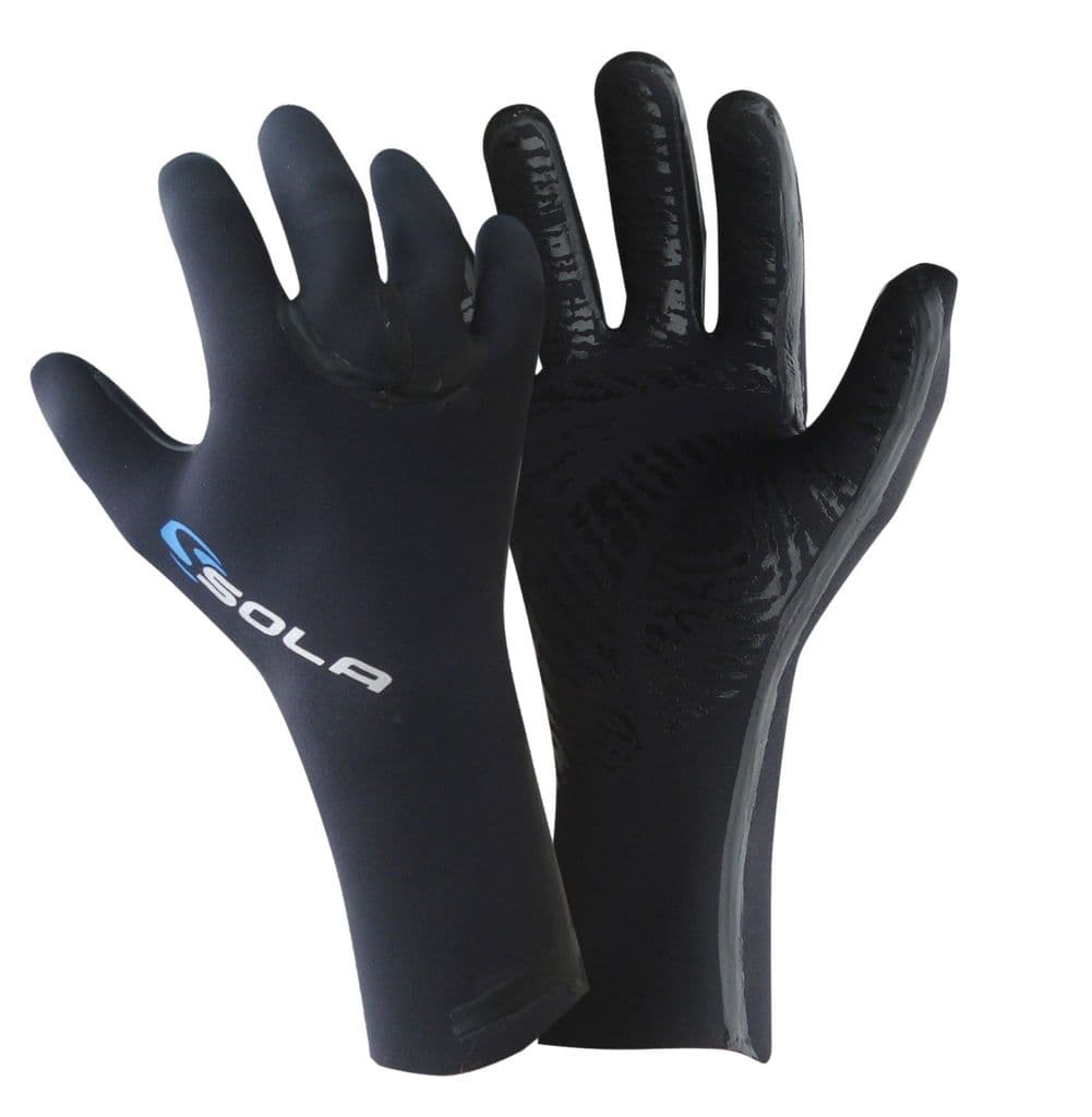 Sola 3mm Super Stretch Fluid Seams Watersports Gloves - A1483