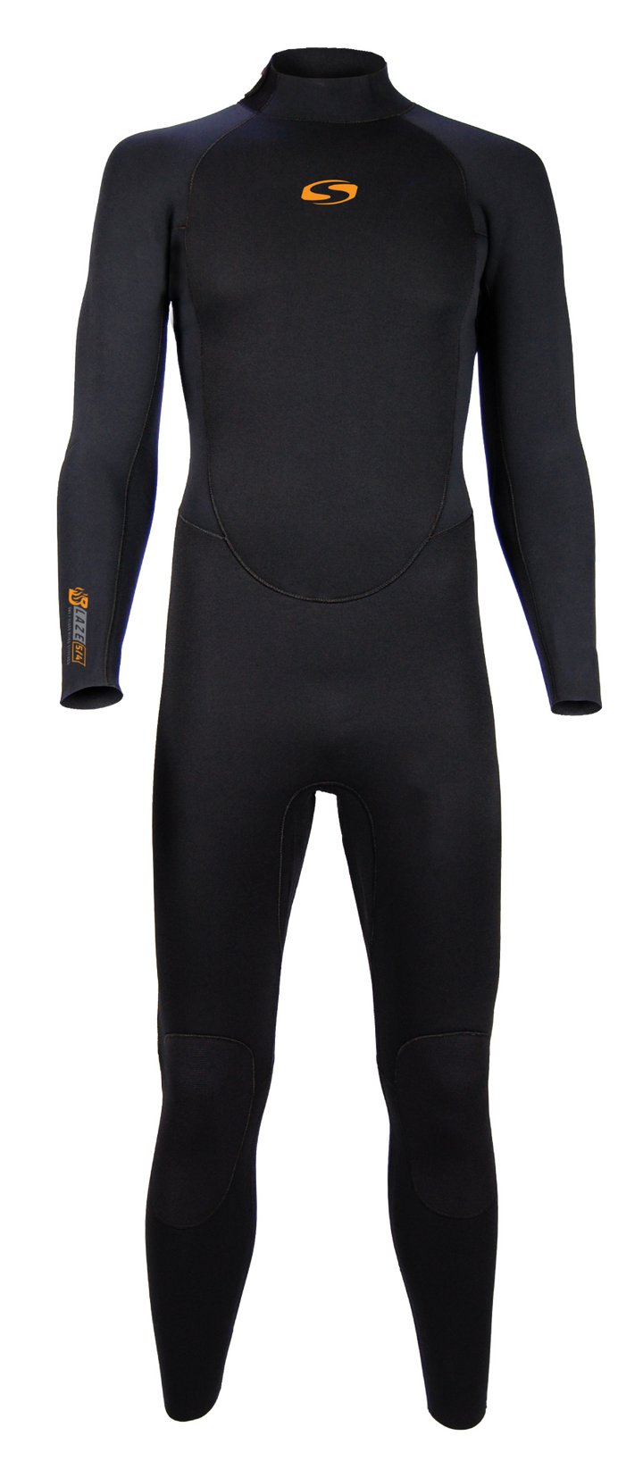 Sola Blaze Men's 5/4mm GBS Back Zip Full Wetsuit - Black - A1502