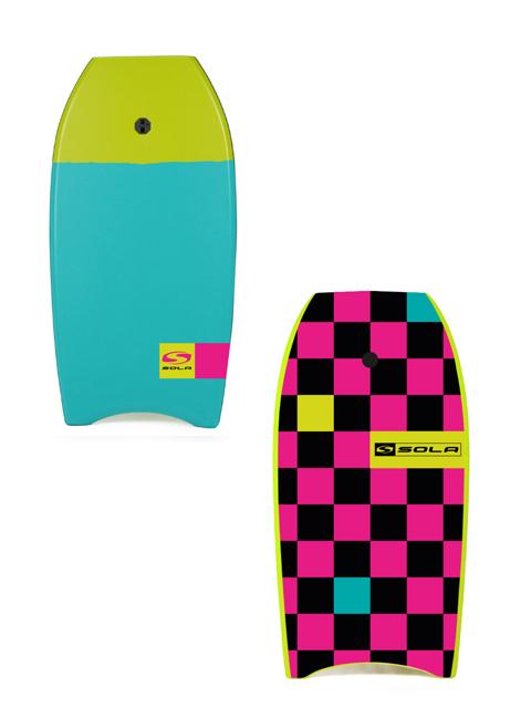 Sola REVOLVER Body Board - Blue/Lime/Pink Square 2022