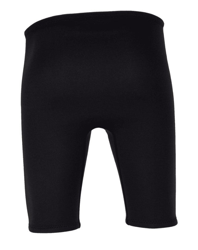 Sola Neoprene Shorts - Black with Blue Trim